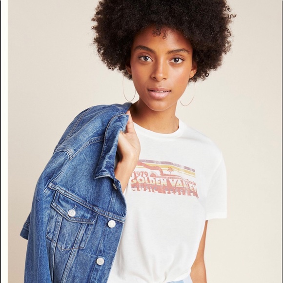 Golden Valley Graphic Tee Anthropologie 🌈🌍⭐️ - Picture 1 of 5
